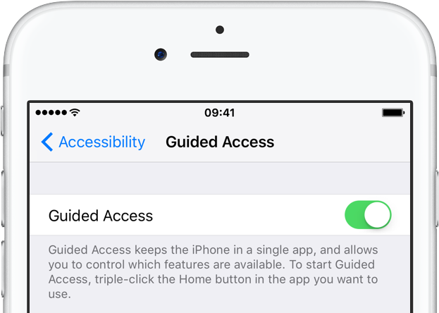 Guided Access iPhone