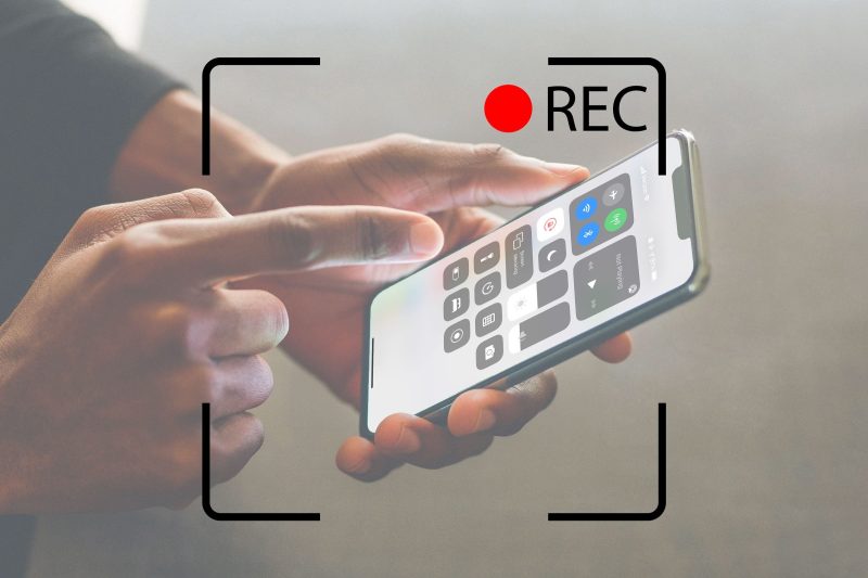 How to screen record on iphone