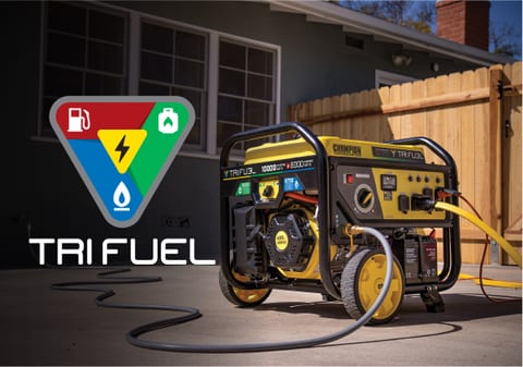 Tri fuel generator