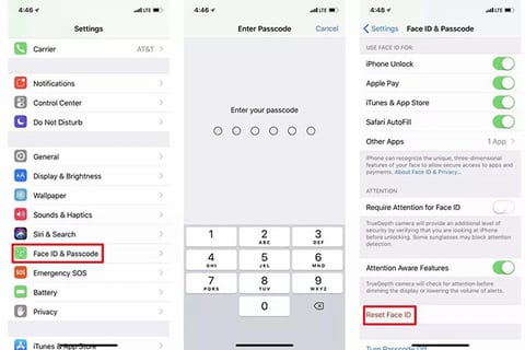 face id not working