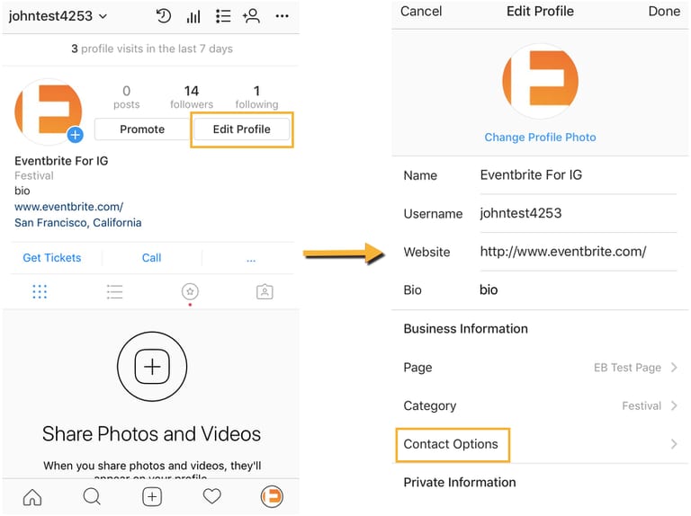 How to Add a "Get Tickets" Button to your Instagram Profile?