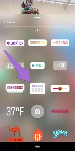 New Countdown sticker for Instagram Stories