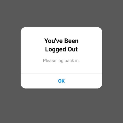 something went wrong instagram