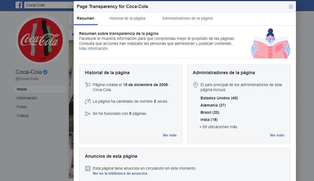 facebook ad library search