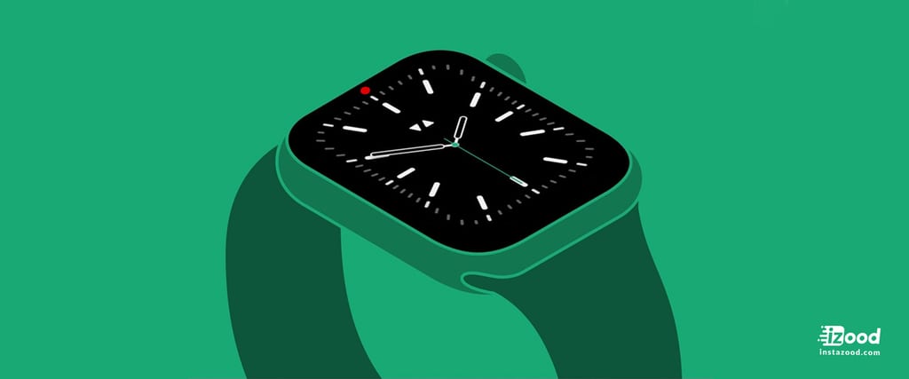 Red dot on apple watch