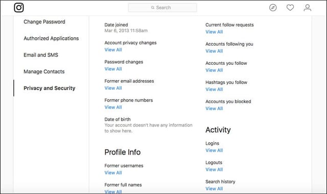 How to View and Download your Instagram Account Data