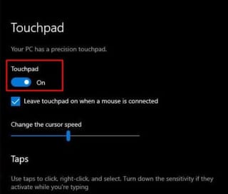 Dell Touchpad Not Working