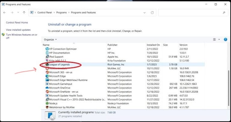 how to uninstall riot client