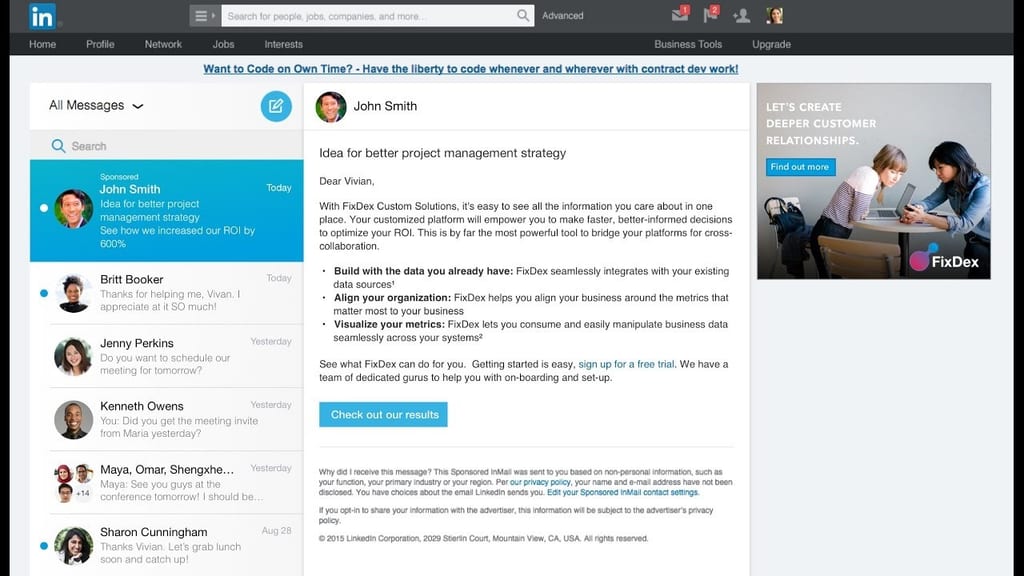 inmail linkedin