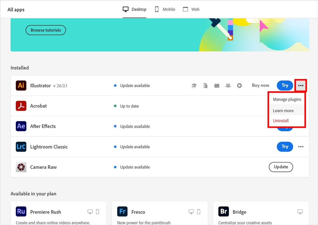 How to Uninstall Adobe Creative Cloud