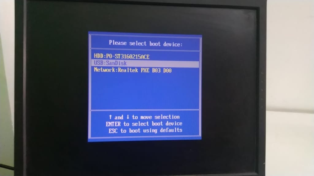 How to Boot from USB