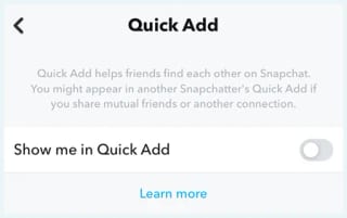 Snapchat Quick Add