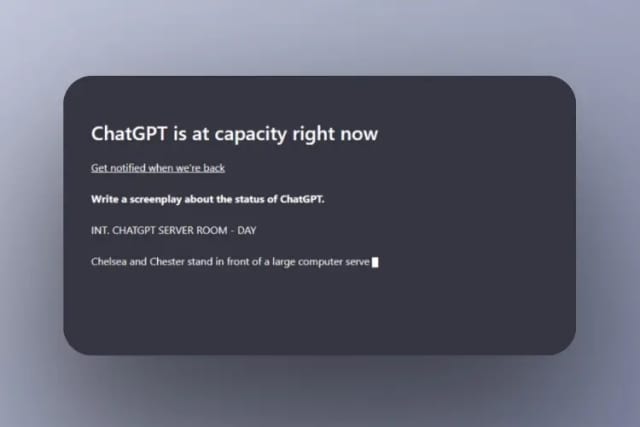 chat GPT not working