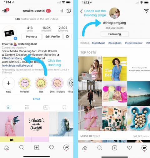 How to use Instagram bio live links?