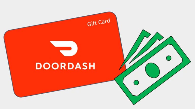 Doordash gift card balance