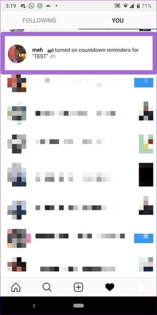 New Countdown sticker for Instagram Stories