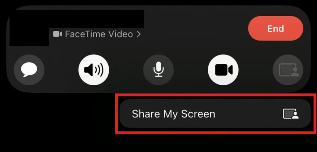 how to share screen on facetime