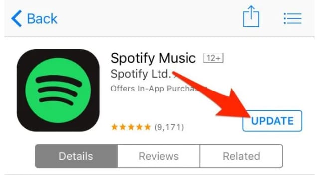 spotify can't play this right now