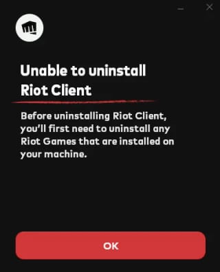 how to uninstall riot client