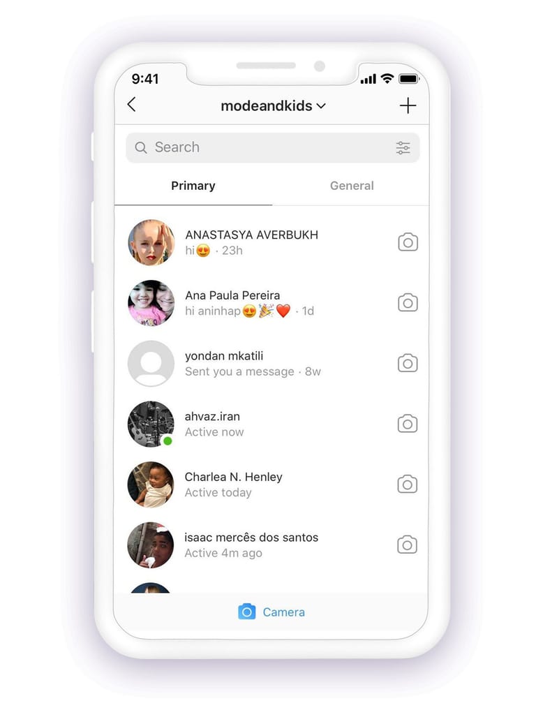 Find out the online status from direct message