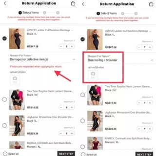 shein return policy