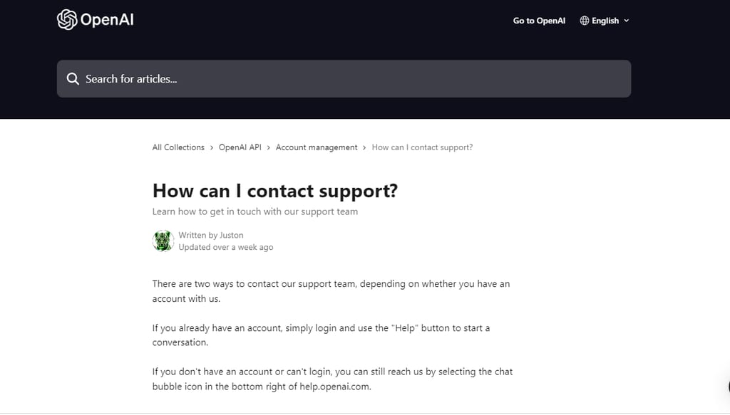 chat GPT not working