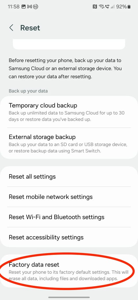 How to Factory Reset Samsung Phone	