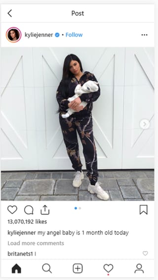 The 8 top most liked photos on Instagram on 2018