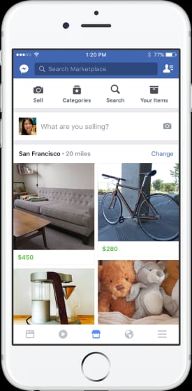 facebook marketplace local only