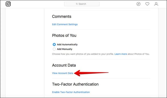 How to View and Download your Instagram Account Data