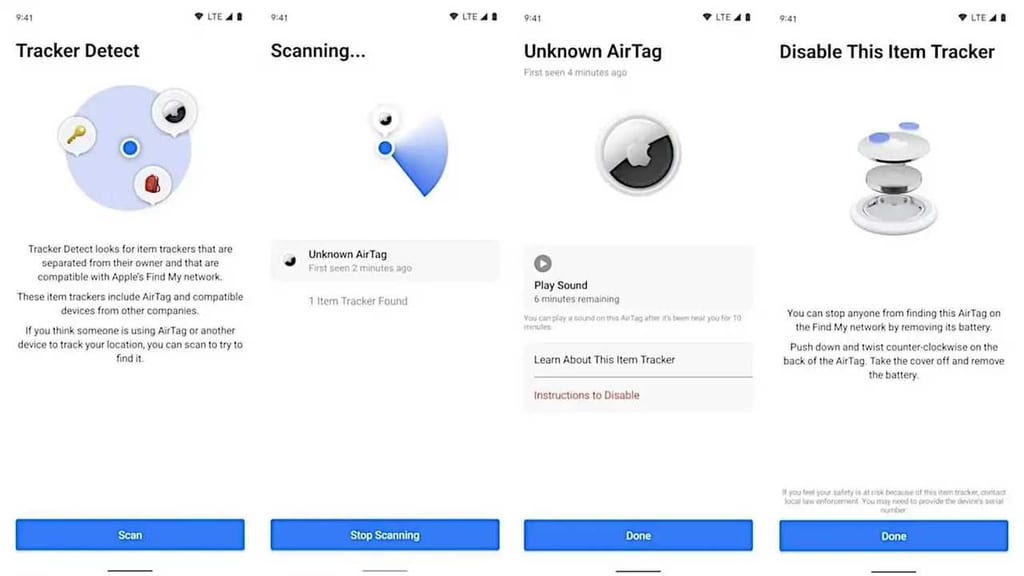 air tags for android