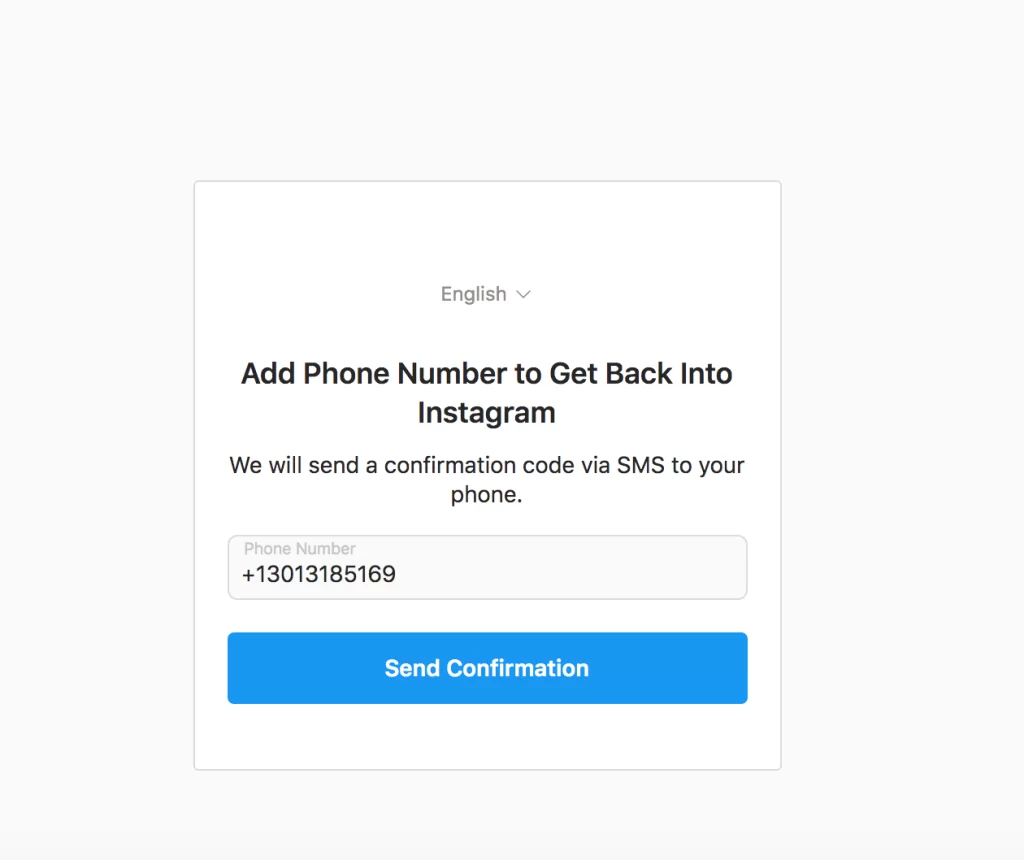 how to remove phone number from instagram