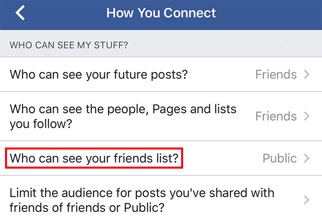 how to hide your friends on facebook