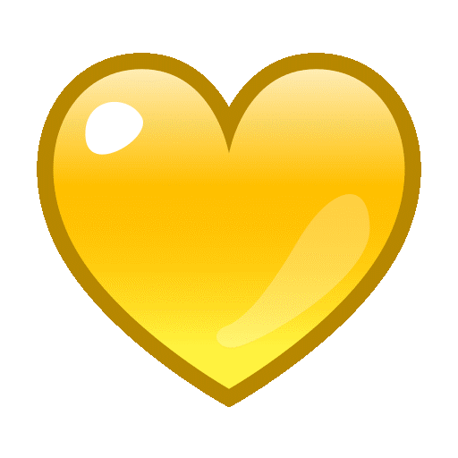 what does the gold heart mean on snapchat