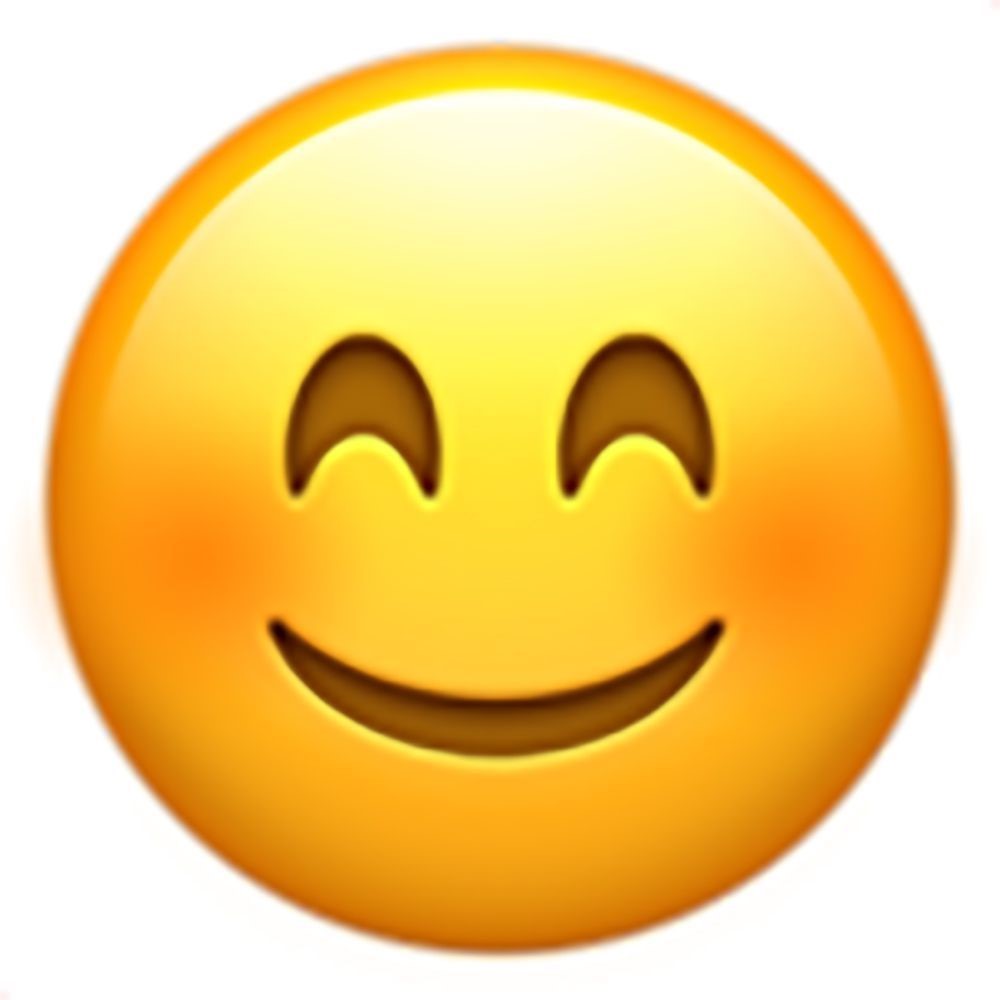 What does the smile emoji mean?