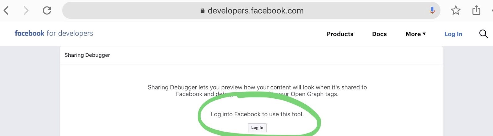 What is a facebook debugger