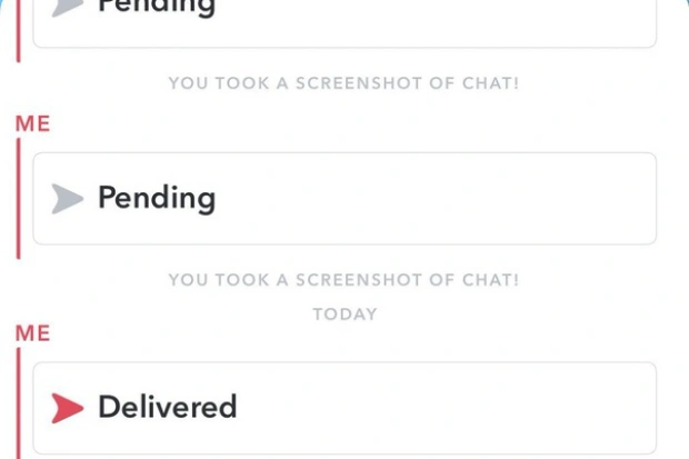 snapchat pending meaning
