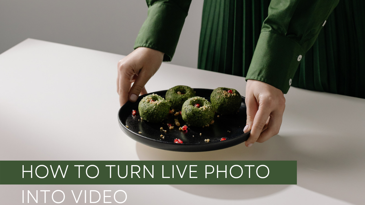 how to turn a video into a live photo