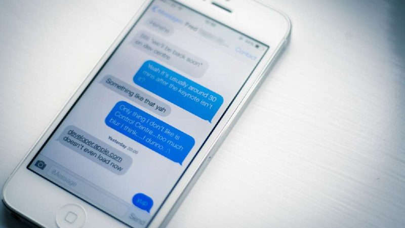 how to hide messages on iphone