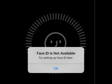 why face id is not available in iphone