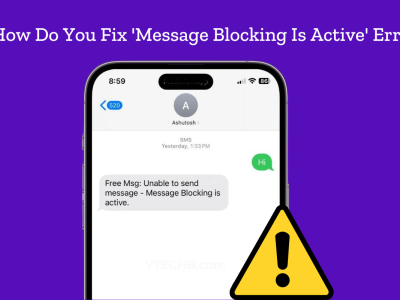 Message Blocking Is Active