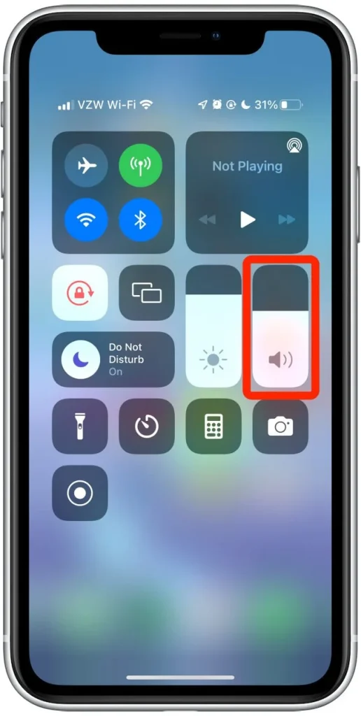 No Sound on iPhone