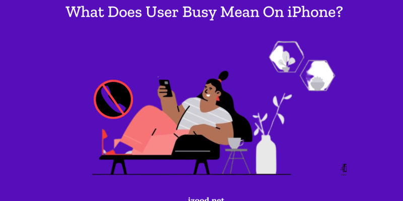user busy iphone