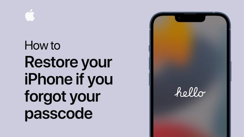 How to reset iPhone without password