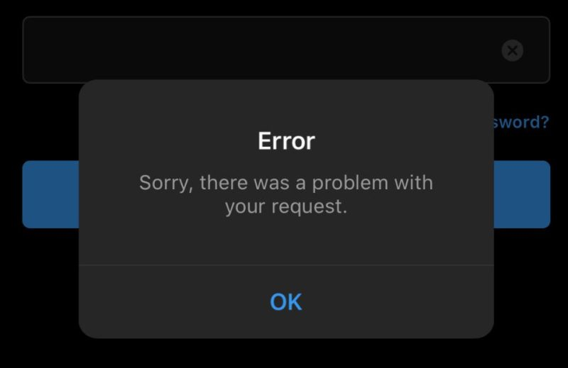 why cant i log into instagram