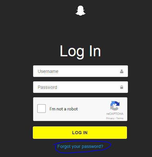 snapchat account recovery