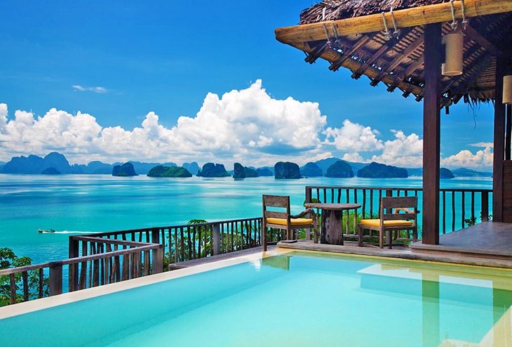 Popular accommodation options for a vacation in Thailand