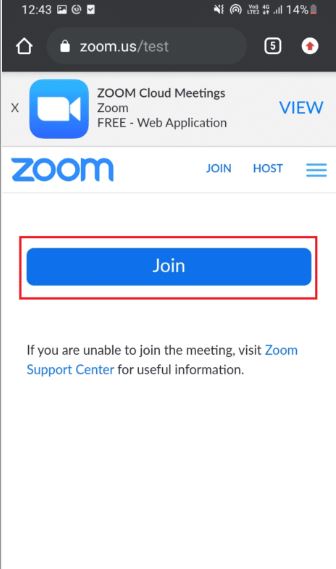 zoom test meeting