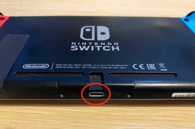 nintendo switch not charging