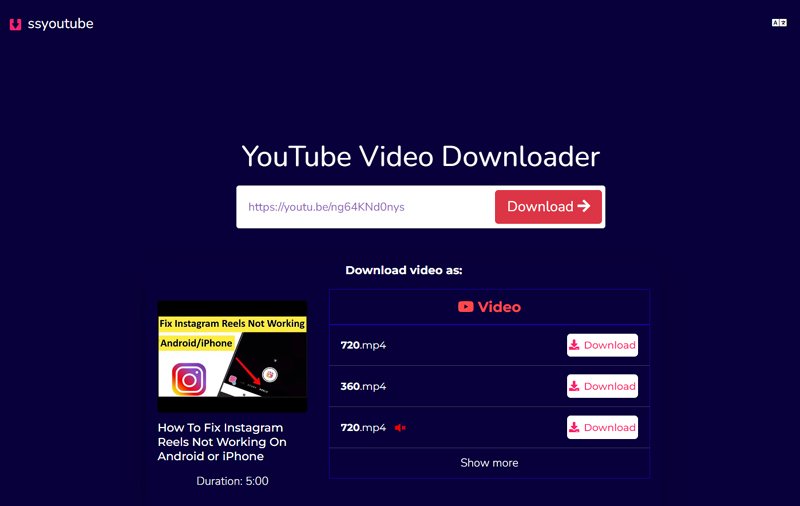 youtube video downloading